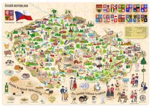 Puzzle - Mapa České republiky 160 ks