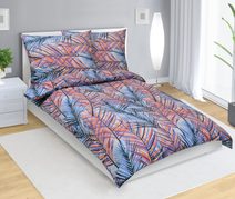 Povlečení bavlněné Modrá,Oranžová,Fialová 90/501