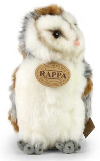 PLYŠ Pták Sova Pálená 17cm Eco-Friendly *PLYŠOVÉ HRAČKY*