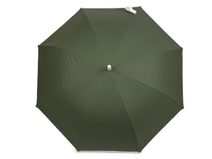 Dámský vystřelovací deštník béžový lem