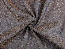 Oděvní brokátová látka s kovovým leskem METRÁŽ