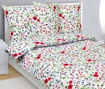 Povlečení bavlněné Červená,Zelená 90/219