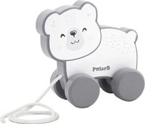 VIGA DŘEVO PolarB Tahačka baby lední medvěd tahací