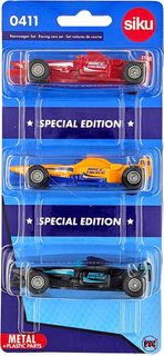 SIKU Auto závodní formule set 3ks závodnička model kov 0411