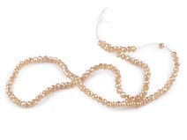 Skleněné korálky broušené ohňovky 3 mm na drátku