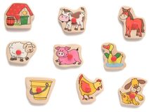 WOODY DŘEVO Puzzle skládačka Lidé a povolání *DŘEVĚNÉ HRAČKY*