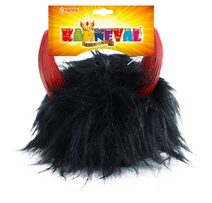 KARNEVAL Čepice jednorožec s bambulkami *KARNEVALOVÝ DOPLNĚK*