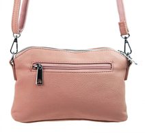 Crossbody dámská kabelka v květovaném designu černá 5432-BB