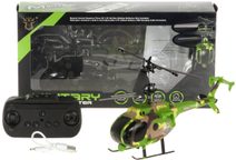 RC Vrtulník army vojenský 20cm na vysílačku na baterie USB