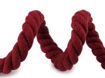 Bavlněná šňůra režná kroucená Ø20 mm návin 10 metrů