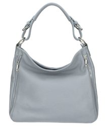 Kožená dámská kabelka Romina světle modrá