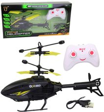RC Vrtulník vznášedlo na dálkové ovládání / pohybem ruky na baterie USB 3 barvy