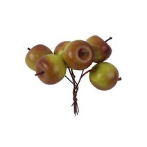 Dekorace jablíčko, 6 ks X7532