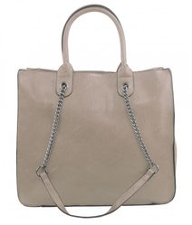 Kožená hnědá dámská kabelka do ruky Florencie