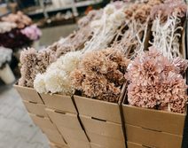 Červené podlouhlé šišky glitter 12 ks