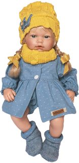 GUCA Panenka realistická holčička Ana 38cm na baterie Zvuk