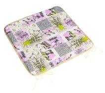 Sedák Adéla hladký - 40x40 cm hladký Patchwork lila