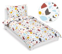 Povlečení flanelové Bílá,Šedá 12/935 140x200, 70x90 cm