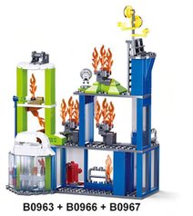 SLUBAN Mini Handcraft Studentský pokoj 216 dílků + 1 figurka STAVEBNICE