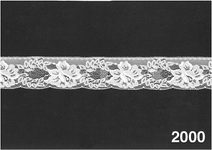 Silonová krajka šíře 25 mm návin 25 metrů
