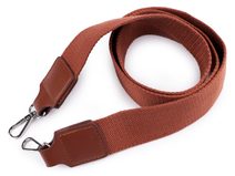 Textilní ucho / popruh na tašku s karabinami 113 cm