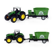 DICKIE ABC Baby traktor veselý s očima volný chod 2 barvy plast