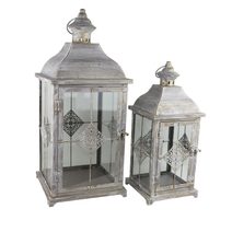 Sada 2 luceren K3965 výška 39,5 cm a 51,5 cm