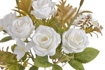 Kytice Trs mini karafiátů 29 cm - pudrová/starorůžová