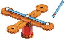 GEOMAG Glitter 35 dílků třpytivá Eko magnetická STAVEBNICE