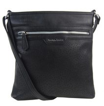 Černá elegantní dámská crossbody kabelka 4151-MM