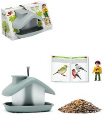 EFKO IGRÁČEK Krmítko ekologické s Igráčkem s atlasem ptáků a ptačím zobem