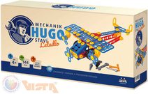 SEVA Mechanik Hugo staví Letadlo STAVEBNICE 144 dílků set s nářadím v krabici