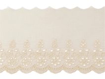 Bavlněná madeira - štykování šíře 13 cm metráž