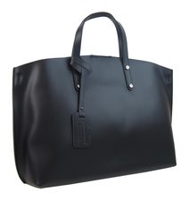 Kožená velká hořčicově žlutá dámská kabelka Casilda