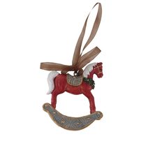 Dekorace koník k zavěšení X7389 - 7.5 × 1.5 × 8.5 cm