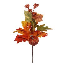 Větev s dýní X6390 - 40 cm