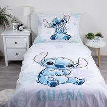 JERRY FABRICS Povlečení Lilo and Stitch Ohana White Bavlna, 140/200, 70/90 cm
