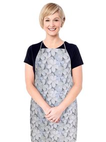 Kuchyňská zástěra DITA Šedá 7750/401 zástěra 67x84 cm