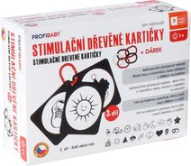 PROFIBABY DŘEVO Baby stimulační kartičky Svět okolo nás set 9ks