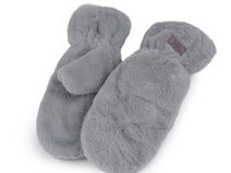 Dámské zimní kožešinové rukavice palčáky