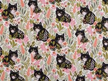 Bavlněná látka / plátno džungle METRÁŽ