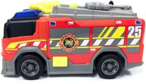 DICKIE Auto hasičské volný chod funkční vodní dělo na baterie Světlo Zvuk