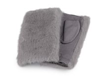 Dámské rukavice bezprsté s kožešinou