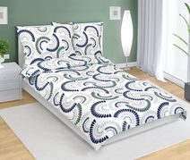 Povlečení krepové Modrá,Zelená 80/516