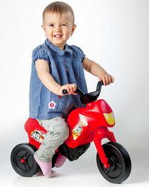 MAD Odrážedlo ENDURO Maxi dětské odstrkovadlo stříbrná motorka do 25kg