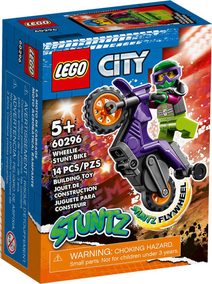 LEGO CITY Kaskadérská wheelie motorka 60296
