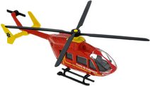 SIKU Vrtulník červený záchranářský ambulance model 1:87 kov 1647