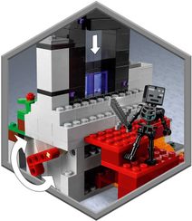 LEGO MINECRAFT Zničený portál 21172 STAVEBNICE