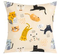 Polštářek ADÉLA Béžová,Černá,Šedá 55/291 40x40 cm