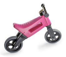 Odrážedlo FUNNY WHEELS Rider Sport růžové 2v1, výška sedla 28/30cm nosnost 25kg 18m+ v sáčku